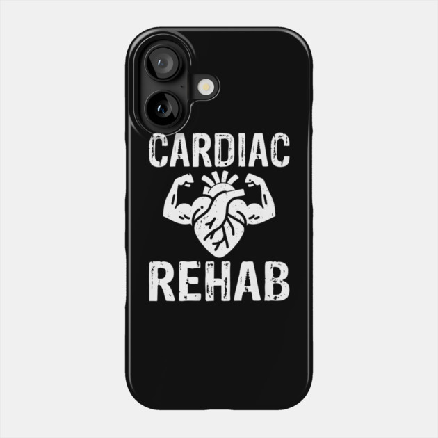 Cardiac Rehab Heart Recovery Cardiology Nurse Phone Case by yangho