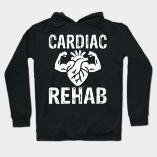 Cardiac Rehab Heart Recovery Cardiology Nurse Hoodie