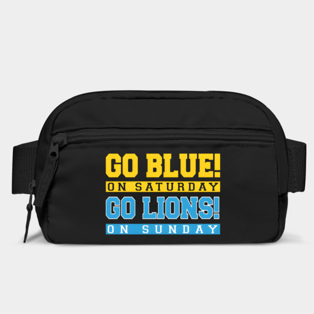 Go Blue! on Saturday Go Lions! on Sunday by Donald's Store 2