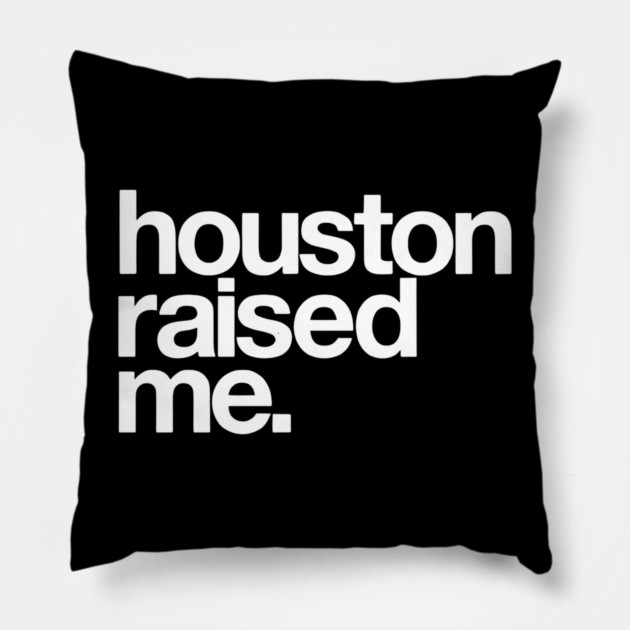 Houston Raised Me Minimal City Pride Pillow by Donald's Store 2