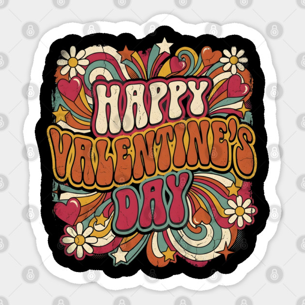 Happy Valentine's Day Sticker by Creatifly Graphic Tees