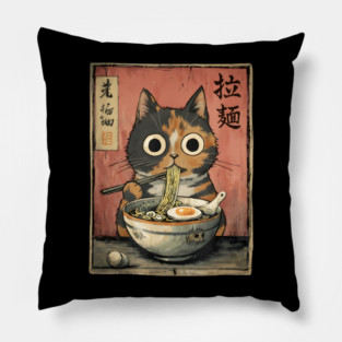Ramen-Cat Pillow