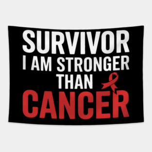 Survivor I'm Stronger Than Oral Head Neck Cancer Survivor Tapestry