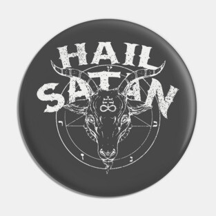 hail satan Pin