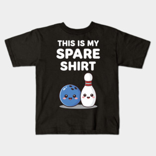 This Is My Spare Shirt Bowling Lover Kids T-Shirt