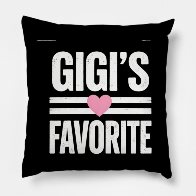 Gigi's Favorite Grandma Love Pillow by ArtistTee ⭐⭐⭐⭐⭐