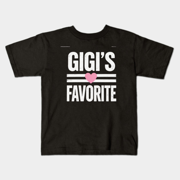Gigi's Favorite Grandma Love Kids T-Shirt by ArtistTee ⭐⭐⭐⭐⭐