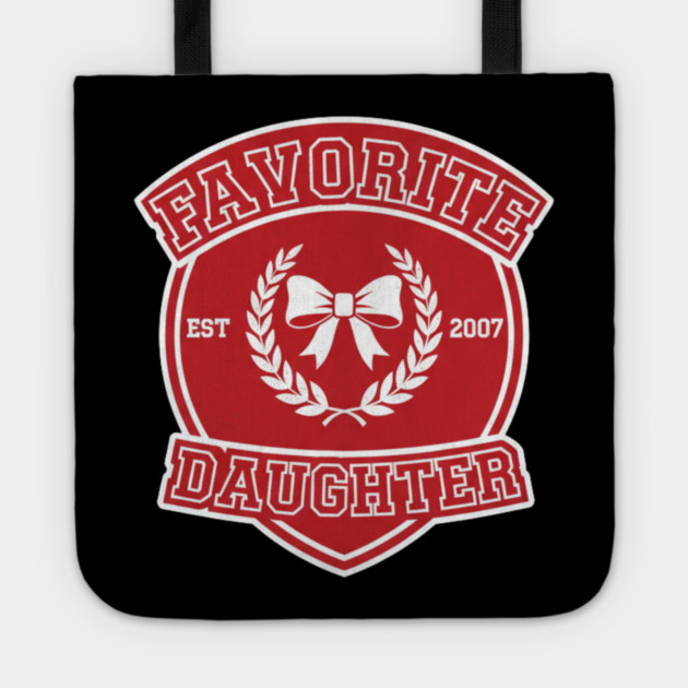 Favorite Daughter Est 2007 Gift For Daughter Tote by ArtistTee ⭐⭐⭐⭐⭐