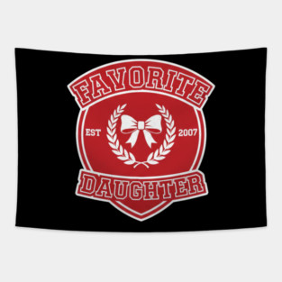 Favorite Daughter Est 2007 Gift For Daughter Tapestry