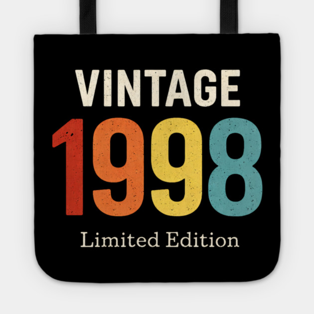Vintage 1998 Limited Edition Birthday Gift Tote by ArtistTee ⭐⭐⭐⭐⭐
