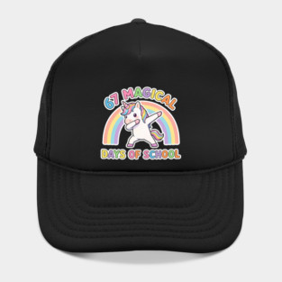 67 Magical Days Of School Unicorn Dab Rainbow Hat
