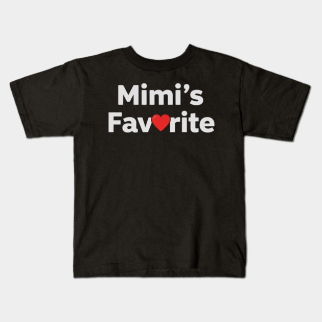 Mimi's Favorite Kids T-Shirt by ArtistTee ⭐⭐⭐⭐⭐