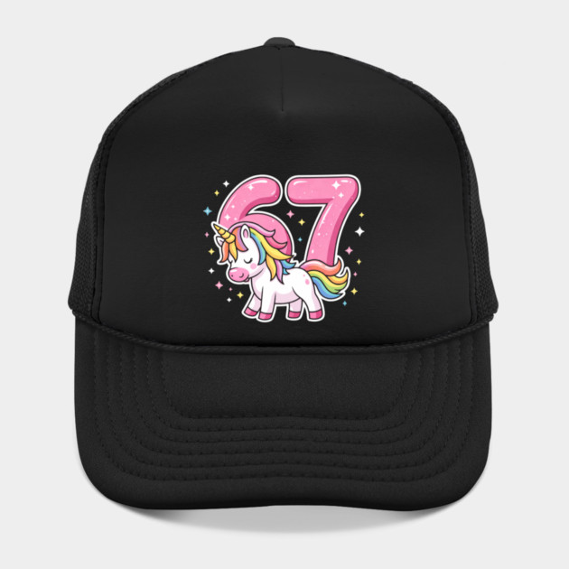 67 Unicorn Birthday Celebration by ArtistTee ⭐⭐⭐⭐⭐
