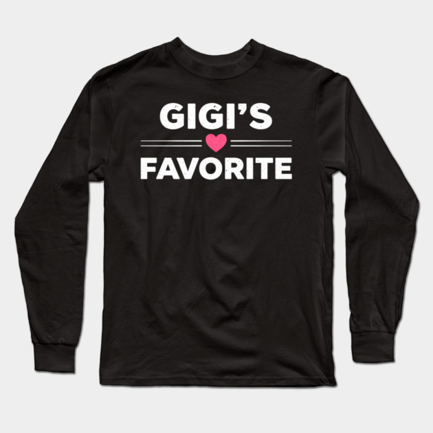 Gigi's Favorite Long Sleeve T-Shirt by ArtistTee ⭐⭐⭐⭐⭐