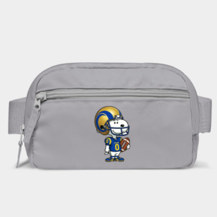 Snoopy Holding Football In  Los Angeles Jersey Bag