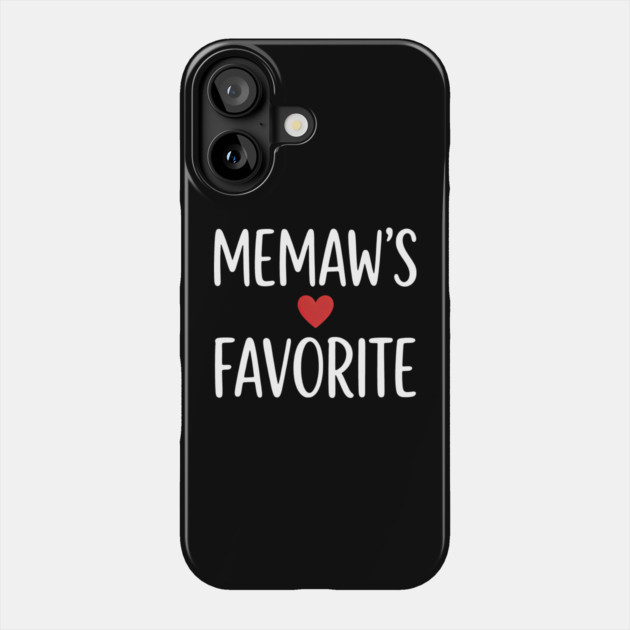 Memaw's Favorite Phone Case by ArtistTee ⭐⭐⭐⭐⭐