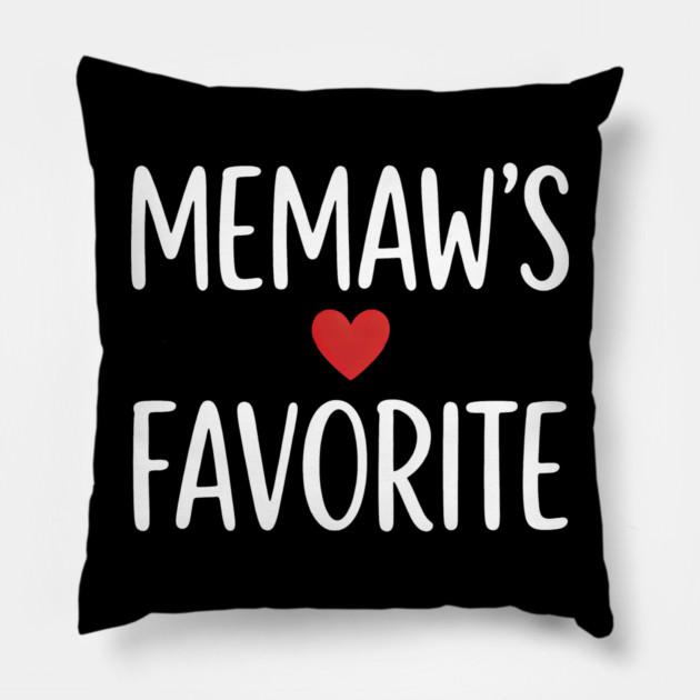 Memaw's Favorite Pillow by ArtistTee ⭐⭐⭐⭐⭐
