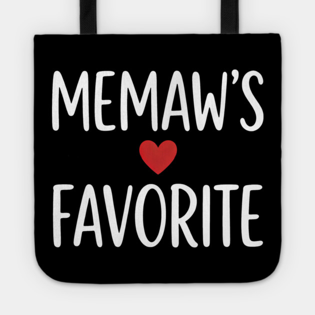 Memaw's Favorite Tote by ArtistTee ⭐⭐⭐⭐⭐