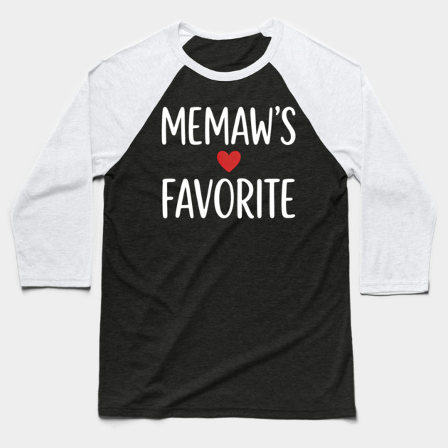 Memaw's Favorite Baseball T-Shirt by ArtistTee ⭐⭐⭐⭐⭐