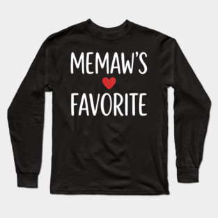 Memaw's Favorite Long Sleeve T-Shirt