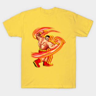 AHyes (Zangief) Front+Back T-Shirt