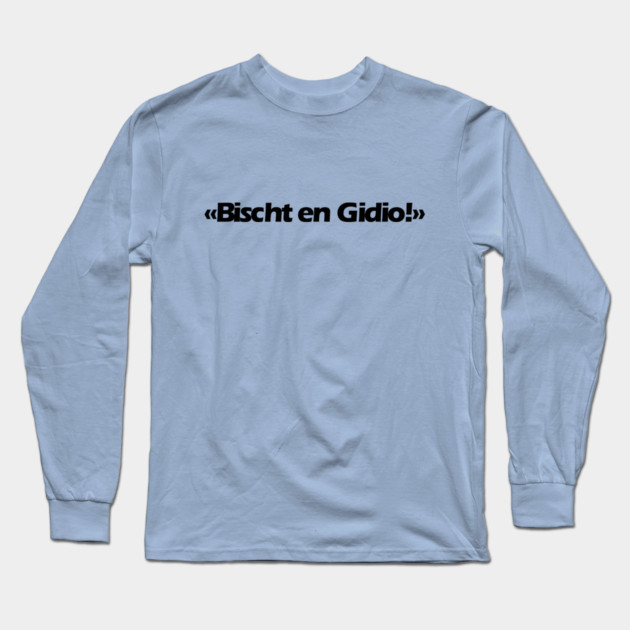 Bischt en Gidio Long Sleeve T-Shirt by Fasnacht Herisau