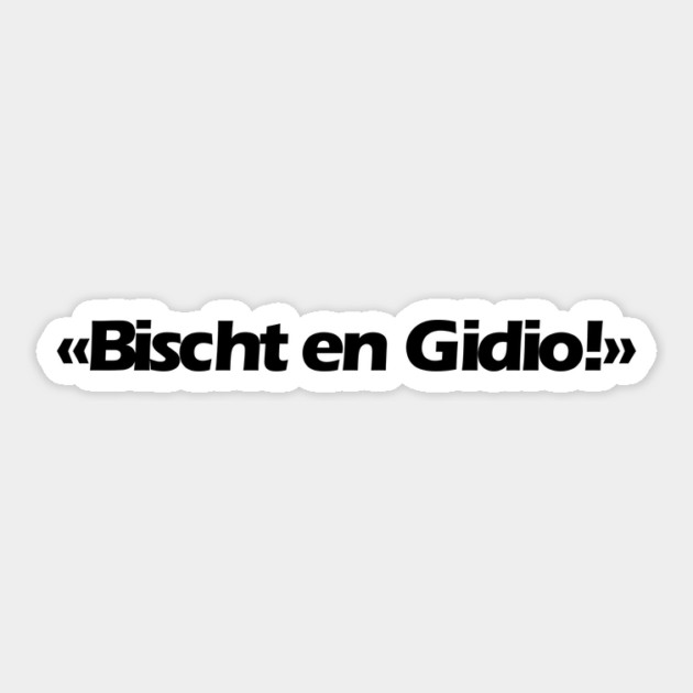Bischt en Gidio Sticker by Fasnacht Herisau