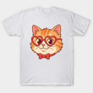 Valentine Cat T-Shirt