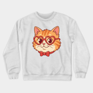 Valentine Cat Crewneck Sweatshirt