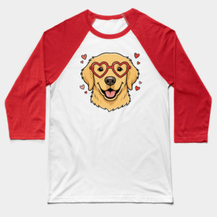 Valentine Dog Baseball T-Shirt