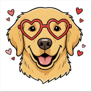 Valentine Dog Posters and Art