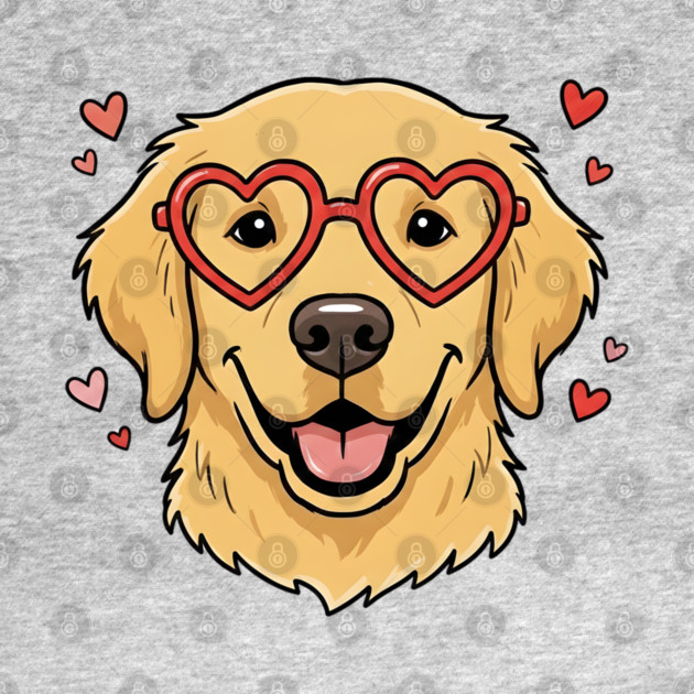 Valentine Dog by Creatifly Graphic Tees