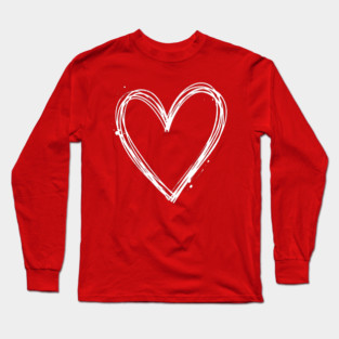 Valentines Heart Long Sleeve T-Shirt