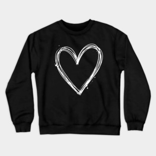 Valentines Heart Crewneck Sweatshirt