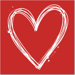 Valentines Heart Posters and Art