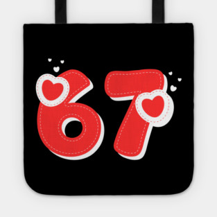 67 Valentines Hearts Tote