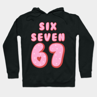 Six Seven 67 Heart Valentine's Day Hoodie