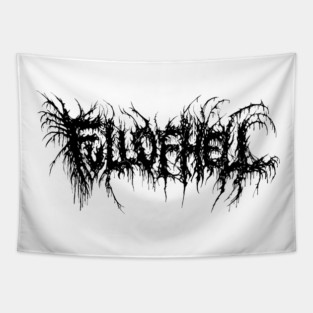 Full Of Hell Logo Tapestry