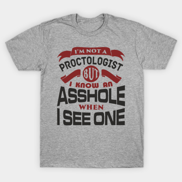 I Know an Asshole When I See One No Filter Attitude T-Shirt by Anticorporati