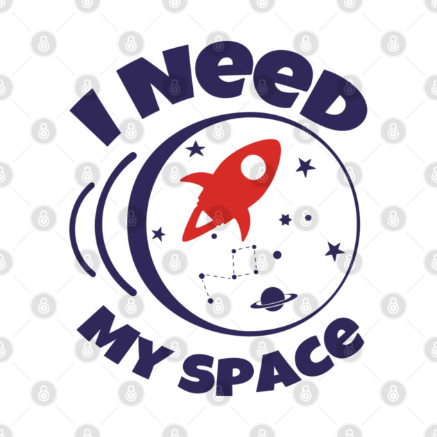 I Need My Space Antisocial Nerd Humor by Anticorporati