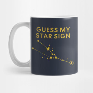Guess My Star Sign – Taurus Zodiac, Astrology Constellation - Classic Gold Print Mug