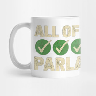 Parlay Sports Betting Ticket Winner Losing Streak Slogan Graphic Mug