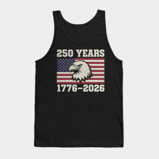 Vintage United States 250 Year Quarter Millennium Anniversary America Tank Top