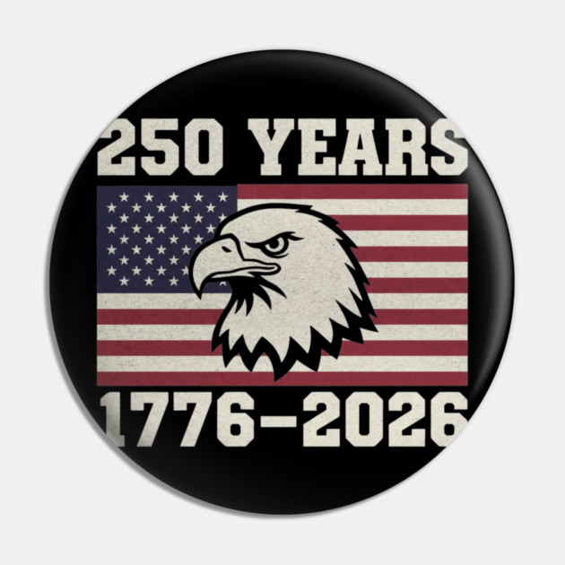 Vintage United States 250 Year Quarter Millennium Anniversary America Pin by shirtlux
