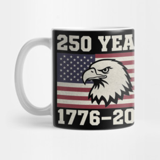 Vintage United States 250 Year Quarter Millennium Anniversary America Mug