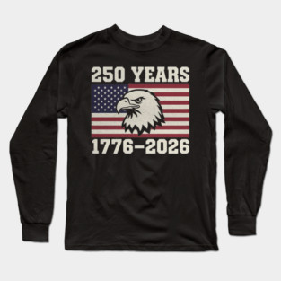 Vintage United States 250 Year Quarter Millennium Anniversary America Long Sleeve T-Shirt