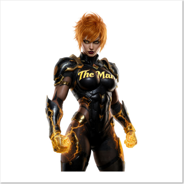 “Queen of the Ring” Wall Art by Muhammad Naveed Khan