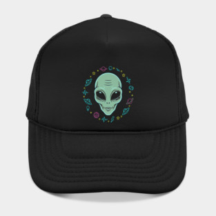 alien head Hat