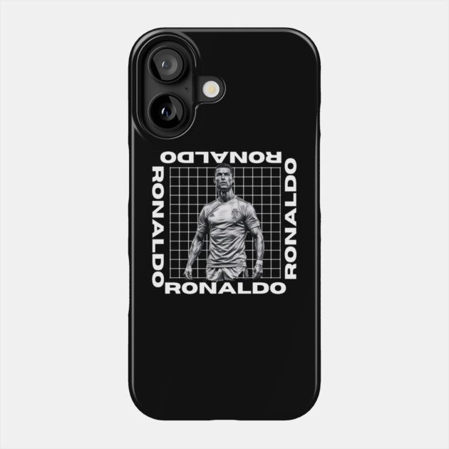 "Ronaldo: The Goal Machine" Phone Case by Muhammad Naveed Khan