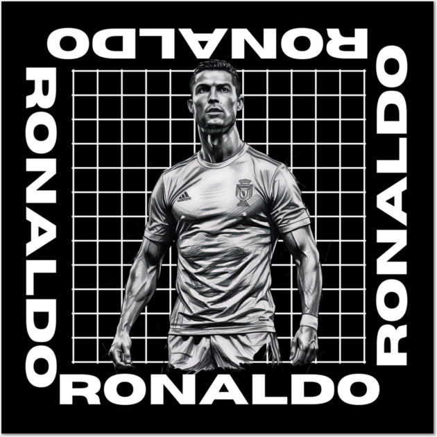 "Ronaldo: The Goal Machine" Wall Art by Muhammad Naveed Khan